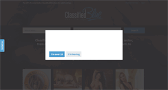 Desktop Screenshot of classifiedblue.co.uk